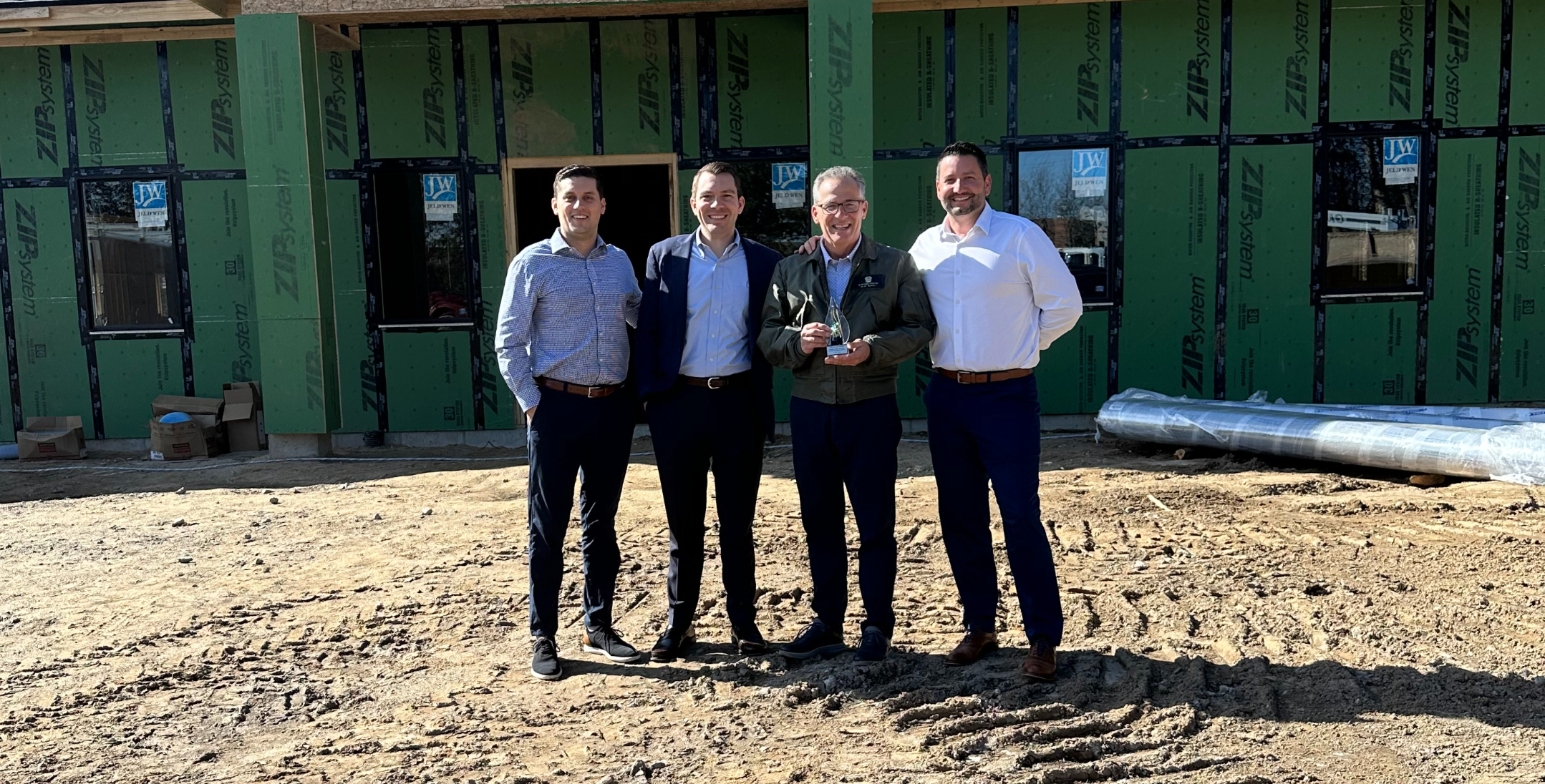 WRG leadership at a Department of Veterans Affairs project