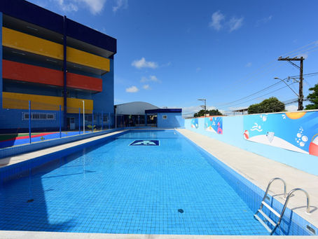 Prefeitura inaugura em Castelo Branco escola com piscina semiolímpica e capacidade para 1 mil alunos