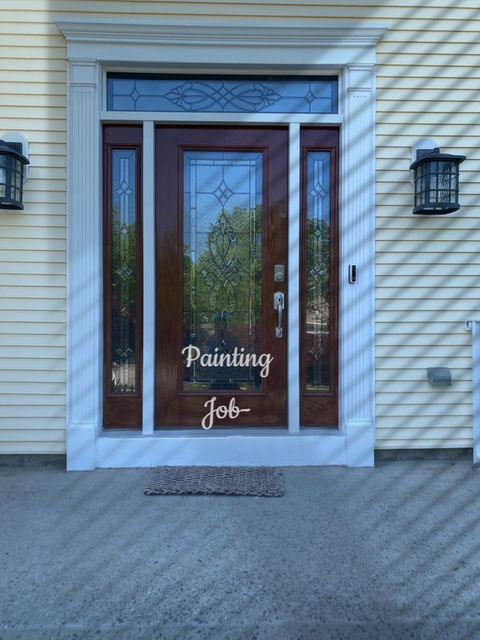 Interior and Exterior Painting- Front Door