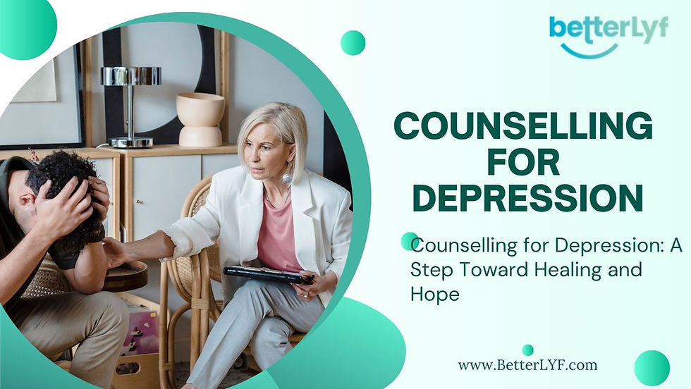 Counselling For Depression