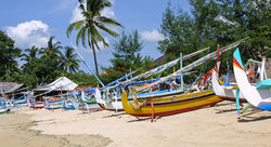 Balinese fisherboats