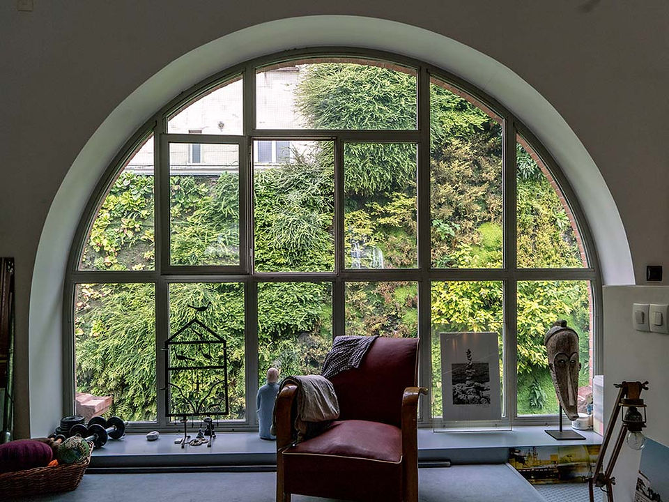 Parisian Loft, mezzanine bedroom