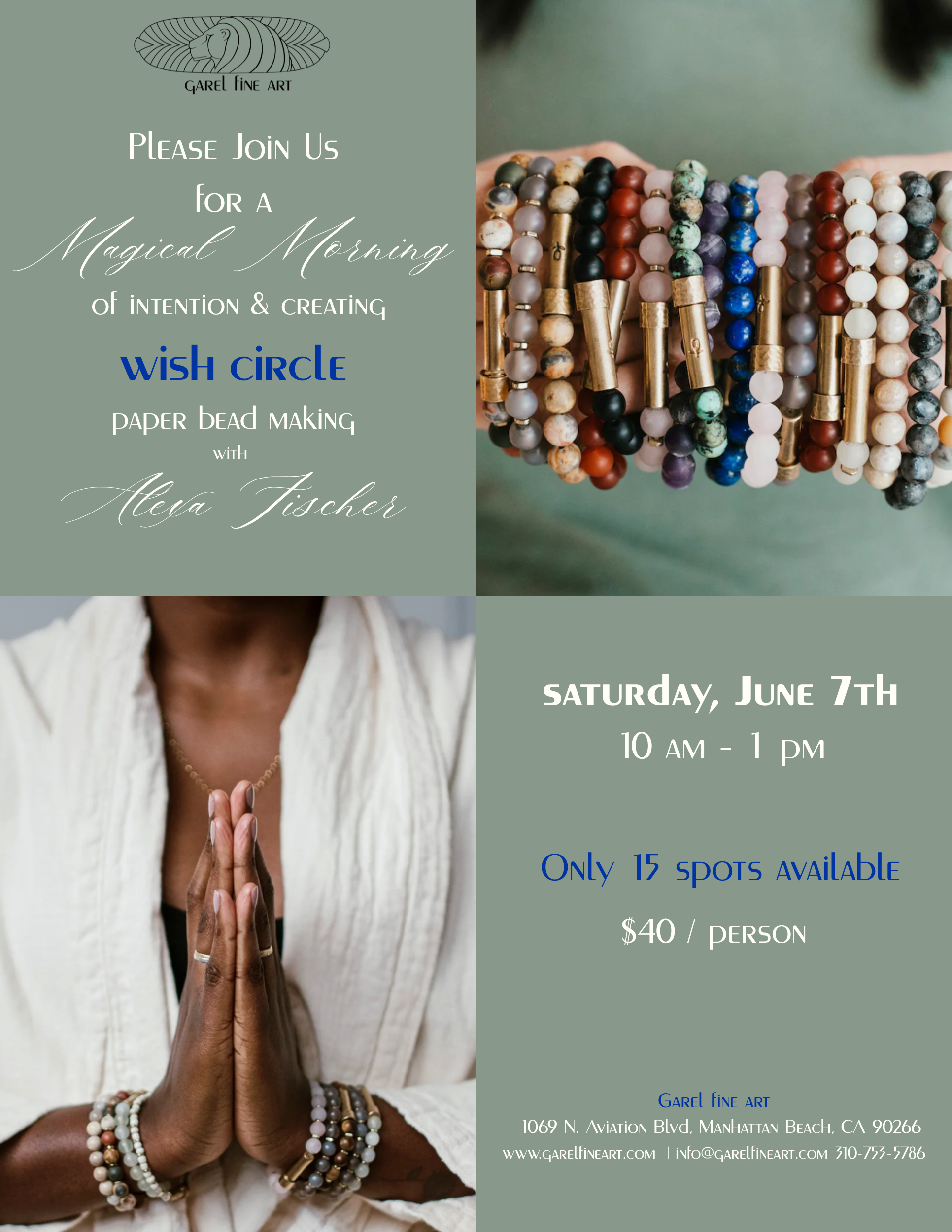 WISH CIRCLE EVENT TICKET at GAREL FINE ART