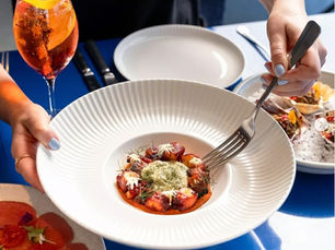 A dish of beautifully present food