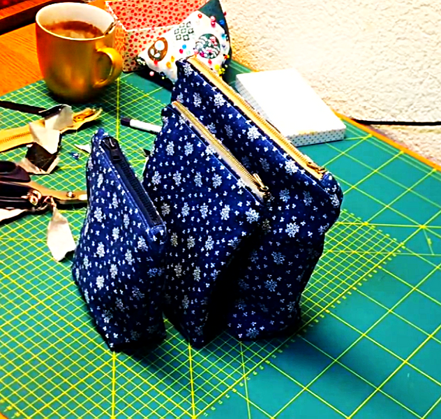 Kosmetiktasche nähen für Anfänger