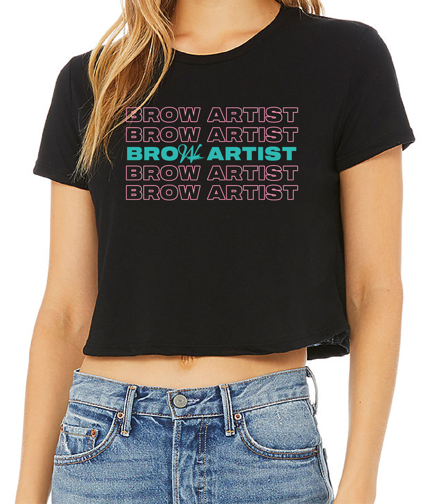 BROW ARTIST - Crop Tee