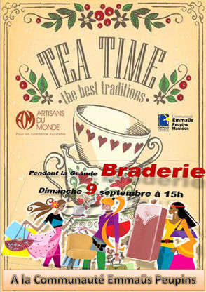 TEA TIME : dimanche 9 sept. Ã 15h