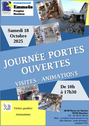 Journée Portes Ouvertes - Samedi 18 Octobre 2025