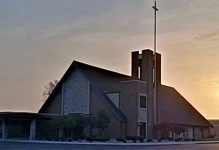 Church Photo at Sunrise