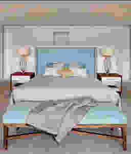 Döşemeli Yatak Başlığı