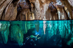 palau : chandelier cave