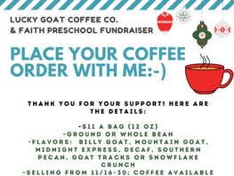 Lucky Goat Coffee Fundraiser