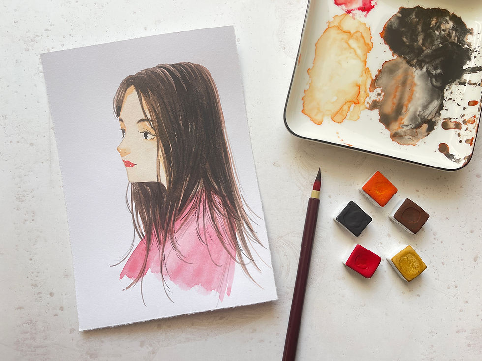 Handgemachte Aquarellfarben