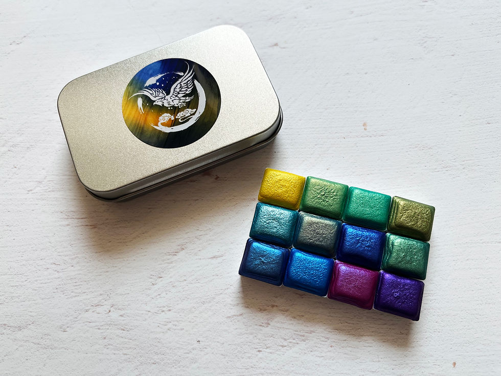 Metallic-Aquarellfarben kaufen – strahlende Effekte für Künstler und Anfänger. Jetzt bestellen!