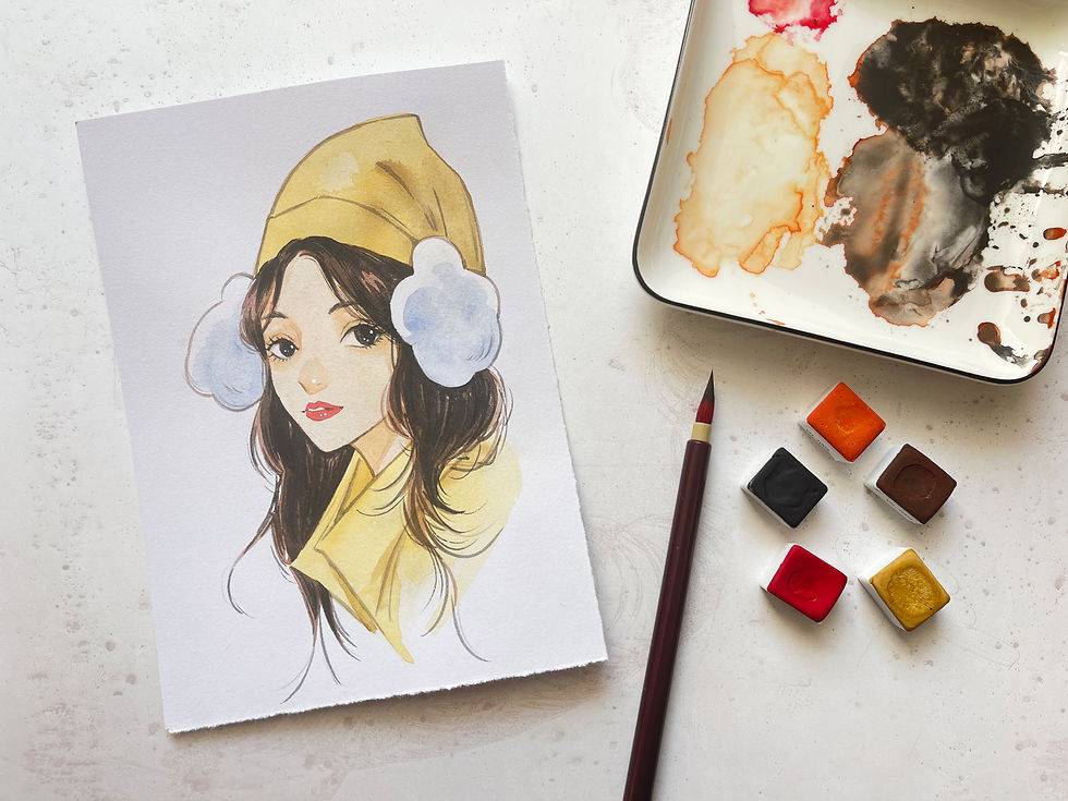 Handgemachte Aquarellfarben