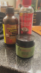 Hair oils and edge control I use for growth