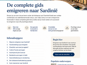 De complete gids emigreren naar Sardinië
