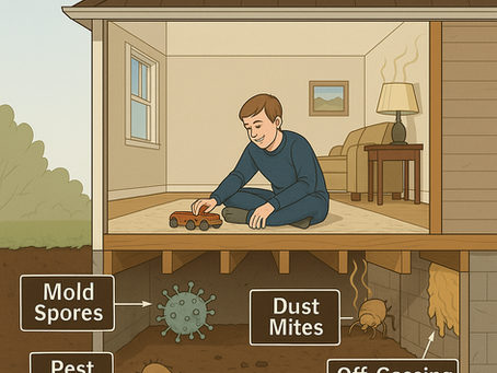 How Crawl Space Conditions Can Impact Kids’ Health and Allergies