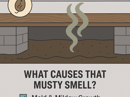Is That Musty Smell Coming from Your Crawl Space?