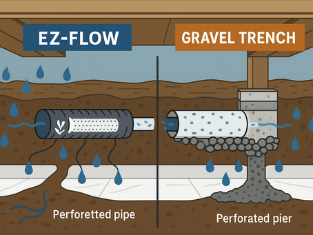 Why EZ-Flow Drainage Systems Beat Gravel Trenches Every Time