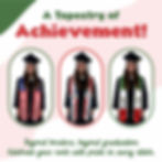 Thumbnail: Cappe Diem One Flag Graduation Sash Stole