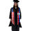 Thumbnail: Cappe Diem Two Flag Graduation Sash Stole (USA + International)
