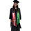Thumbnail: Cappe Diem Two Flag Graduation Sash Stole (USA + International)