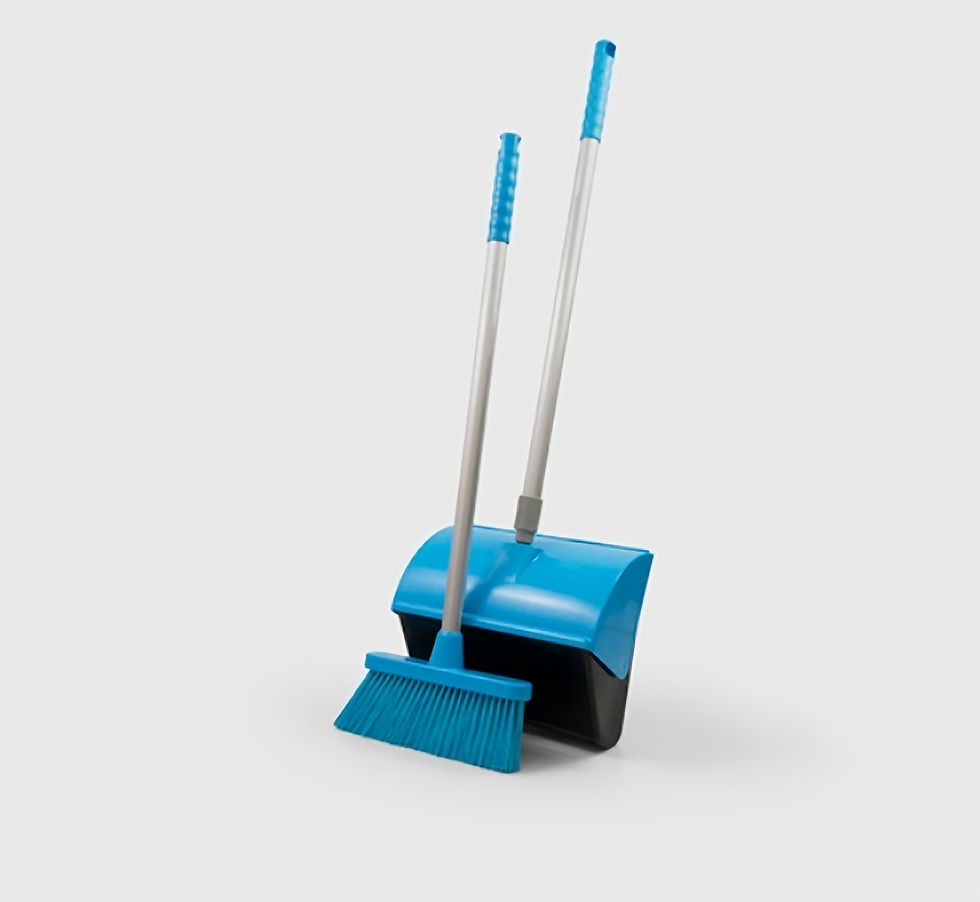 DP7 Hygienic Lobby Pan w/ Medium 252mm Angle Socket Broom