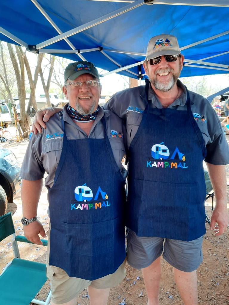 Kamp-Mal denim apron 