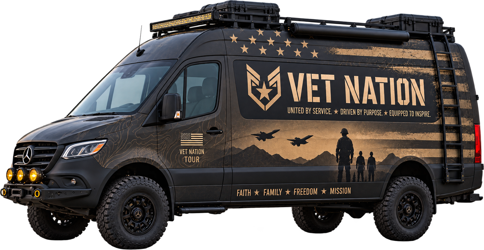 The Vet Nation tour van