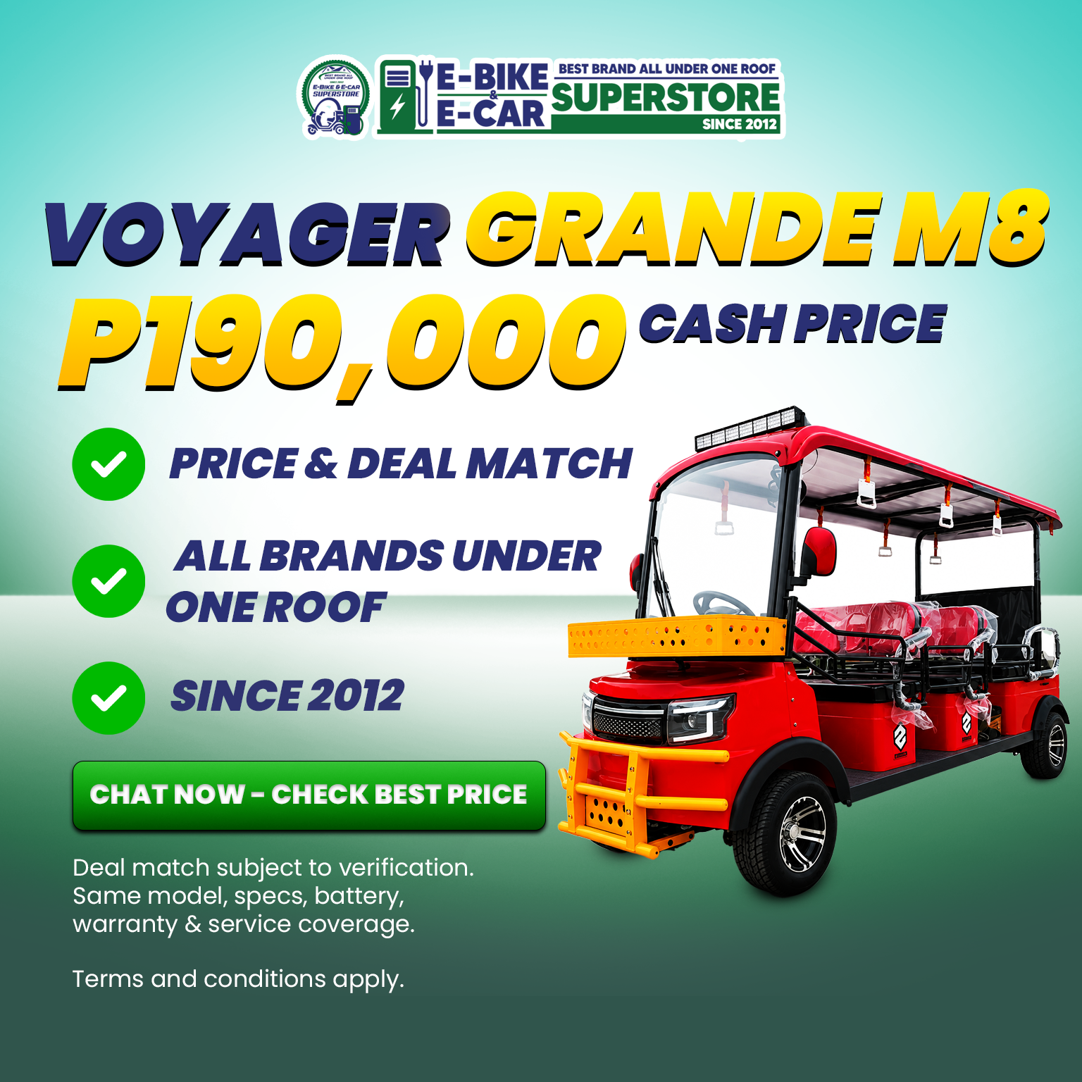 VOYAGER GRANDE M8 (8-10 SEATERS)