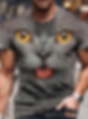 Casual Gradient T-Shirt for Men (Single Piece)