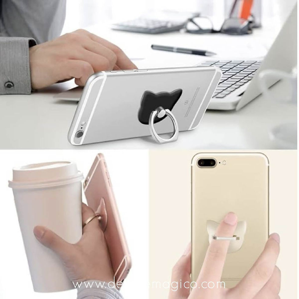 Miniatura: Anillo | Soporte para de teléfono Gato - Genérico