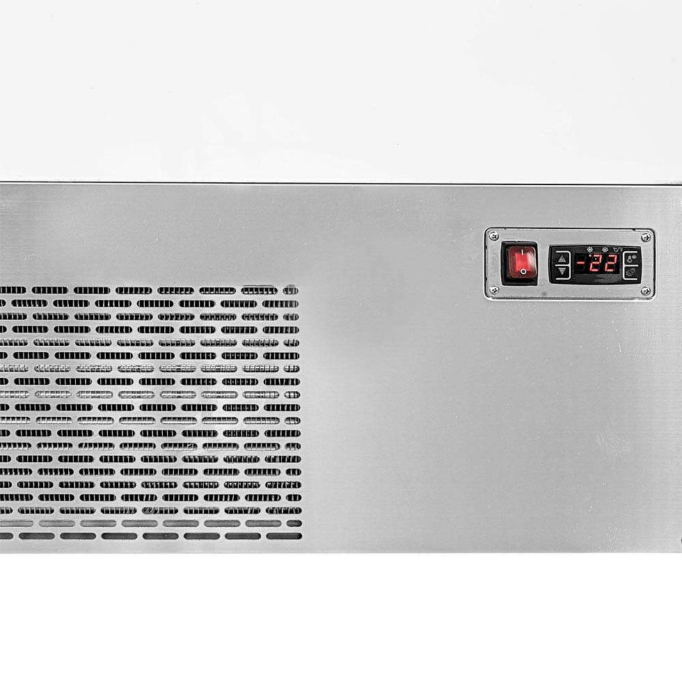 Thumbnail: Marchia GIC-7 42" 7-Pan White Gelato Ice Cream Dipping Cabinet Display Freezer