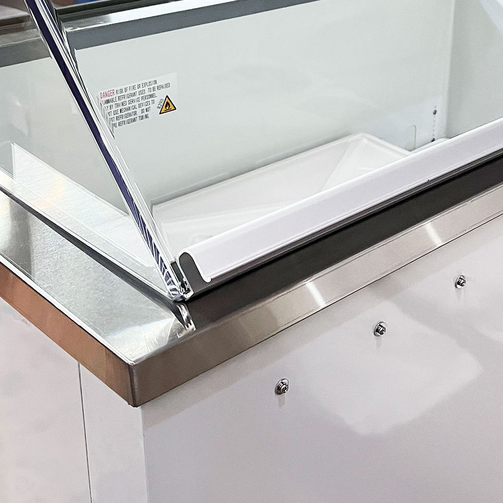 Thumbnail: Coldline DIP-46 47" Ice Cream Dipping Cabinet Freezer | (8) Tub Capacity