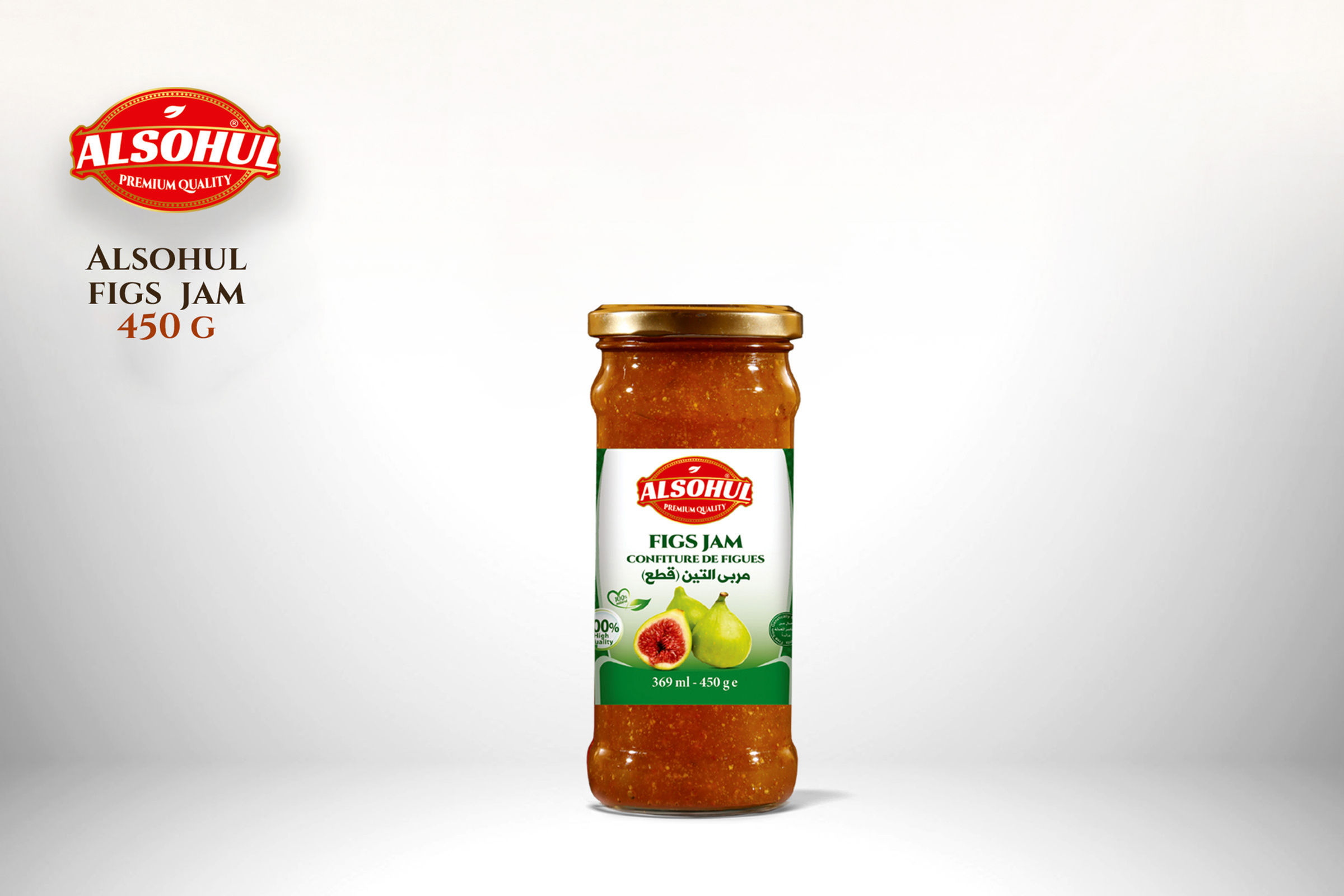 Alsohul - Figs Jam 450g x 12