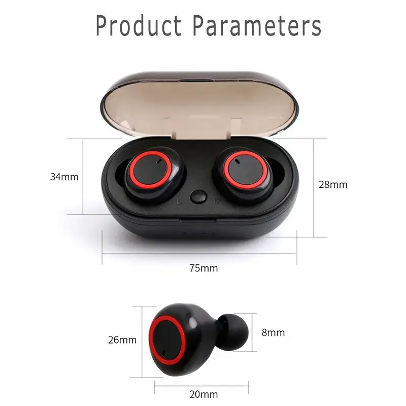 Thumbnail: HIFI Stereo Hendsfree Earphone Original Audionic Earbuds Mini Y50 TWS Y50 Earbud