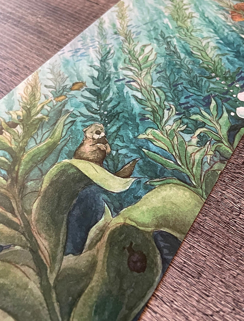 Kelp Forest Sanctuary Art Print