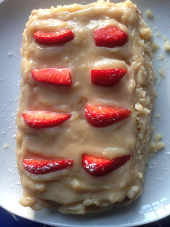 Mattonella di biscotti con crema al limone