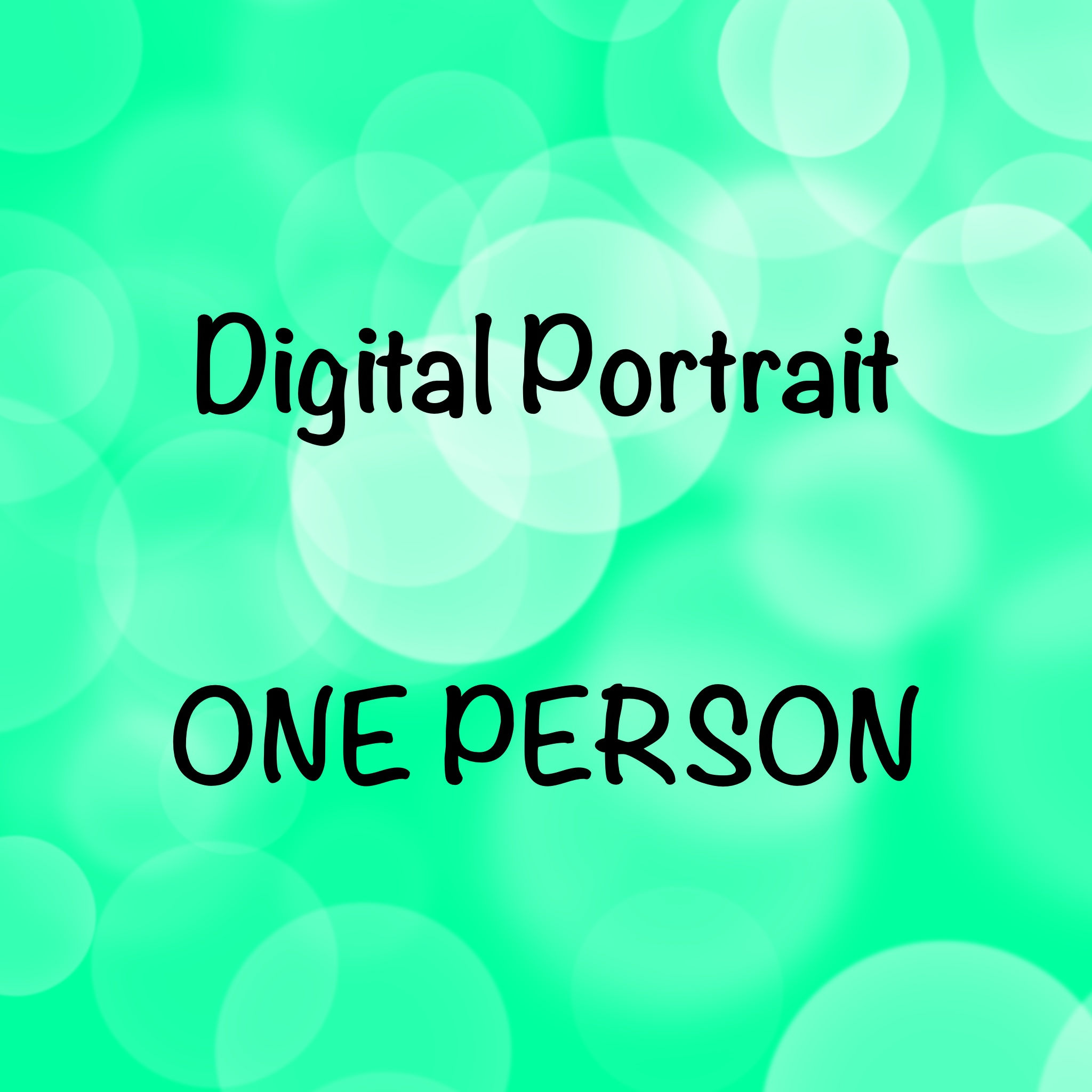 Detailed Portrait - One Person