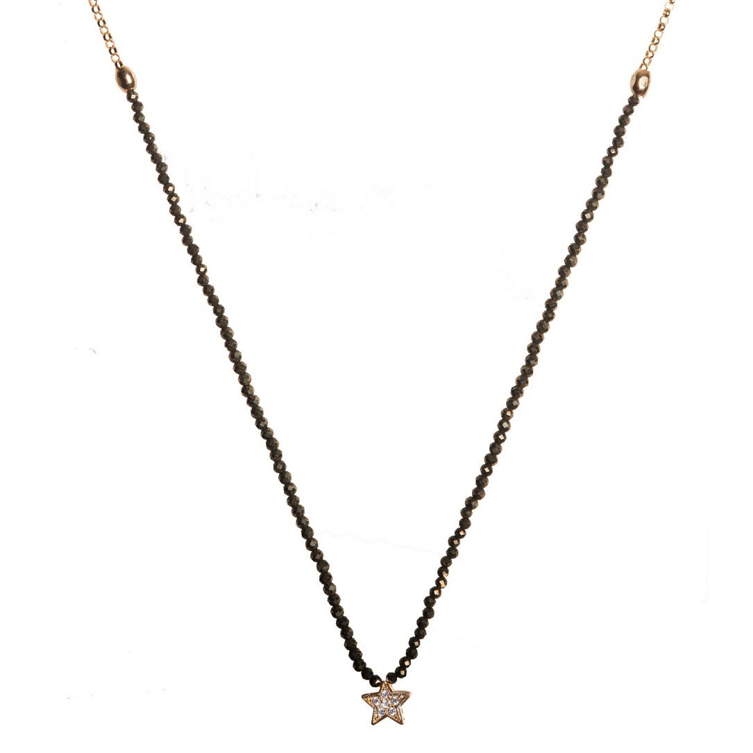 Pyrite Star Necklace