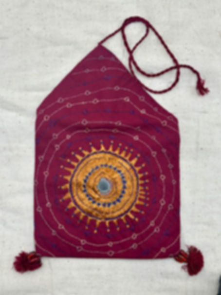 New tribal embroidered envelope pouch