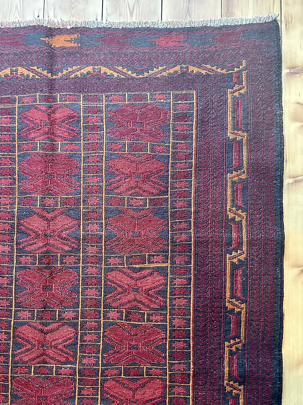 Thumbnail: Tribal Afghan Rug 200x123cm