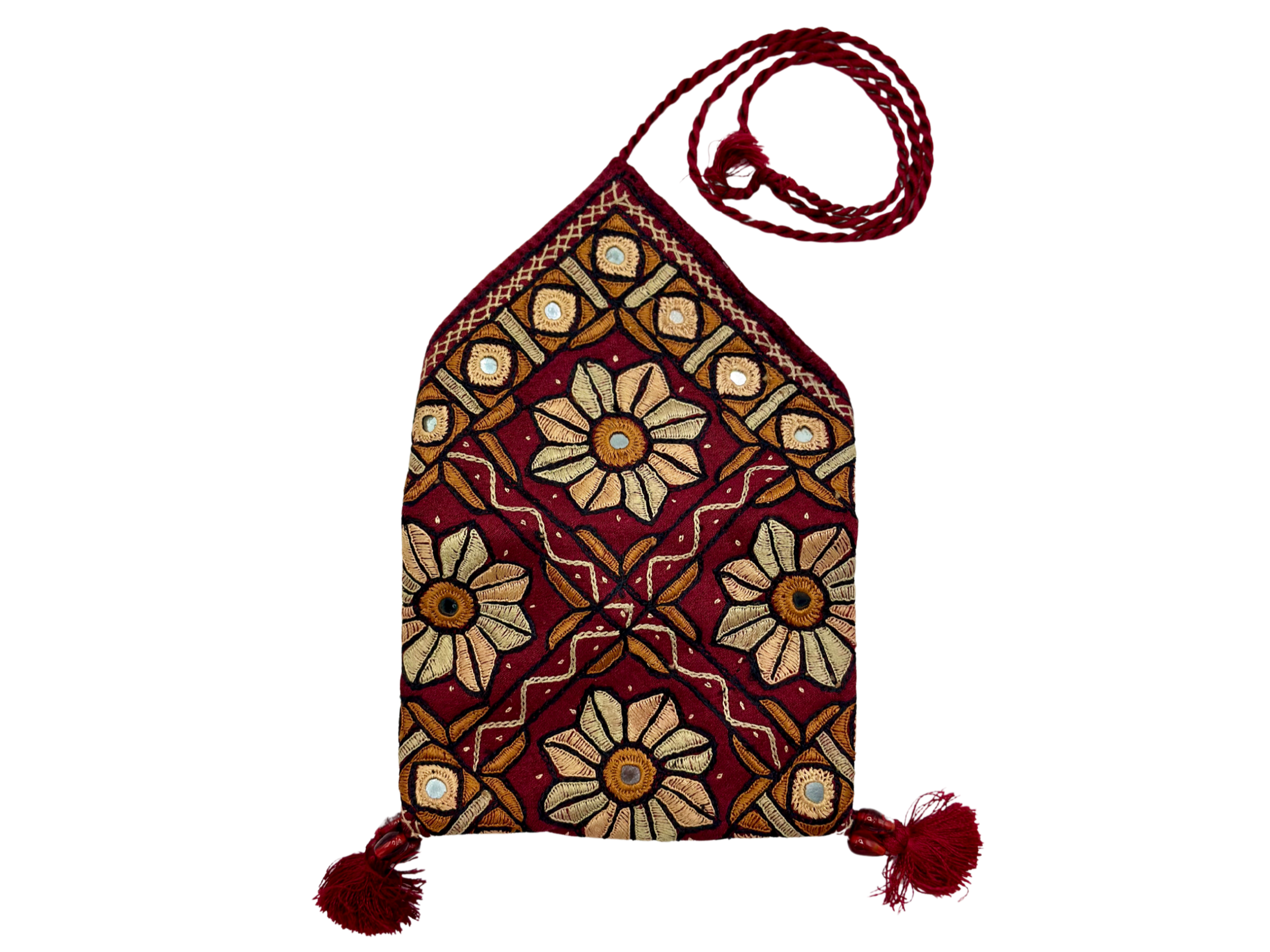 Embroidered pouch