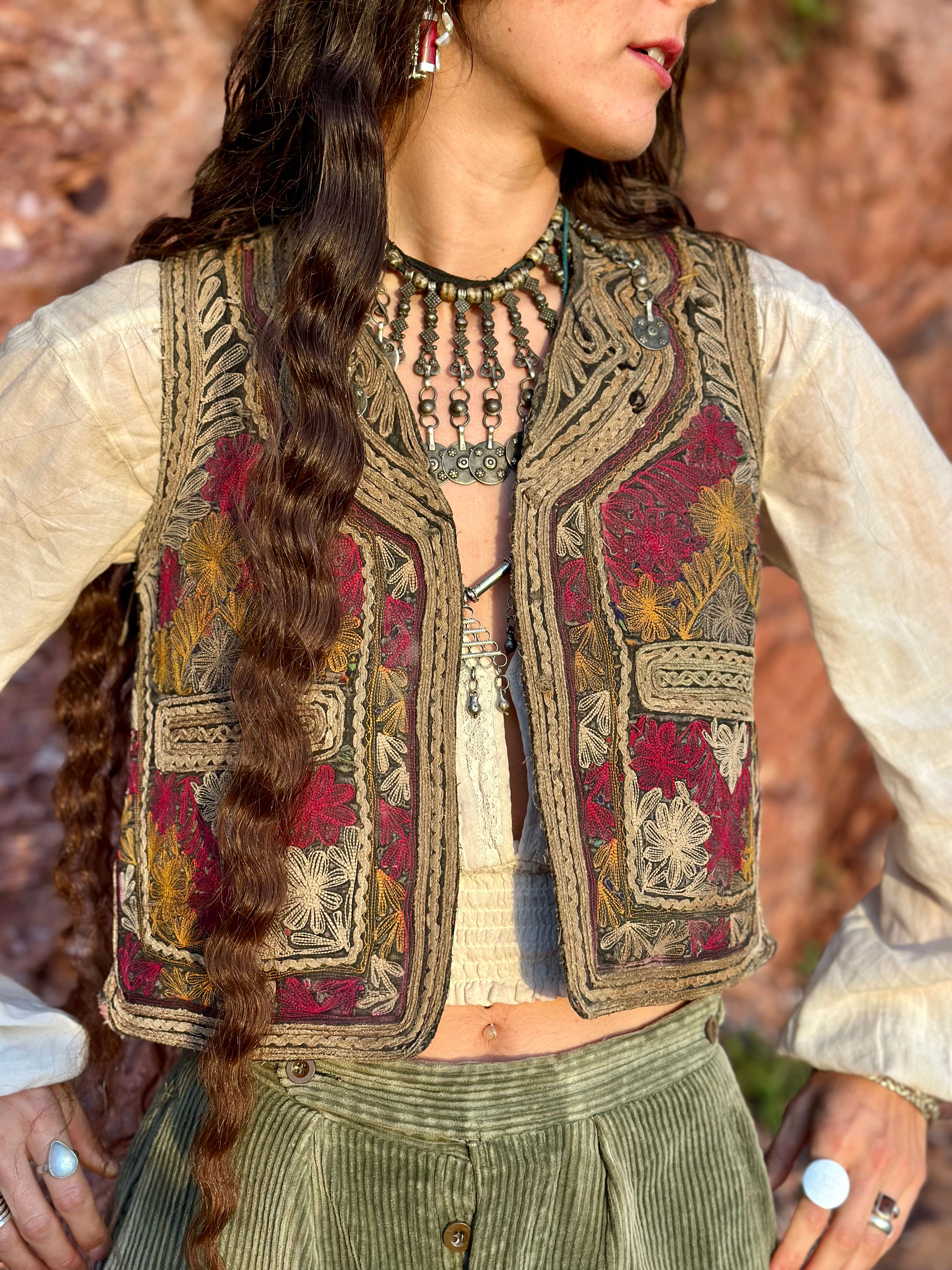 Vintage Afghan waistcoat