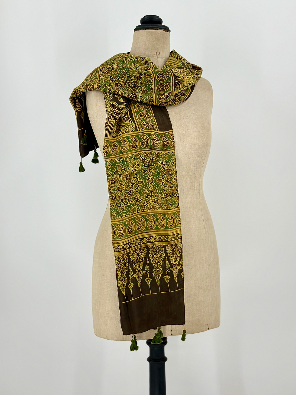 Thumbnail: Ajrakh print on eri silk