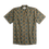 Thumbnail: FrontButton up Ochre Mosaic Ajrakh shirt, organic Fairtrade cotton, naturally dyed with indigo, iron, and ochre.