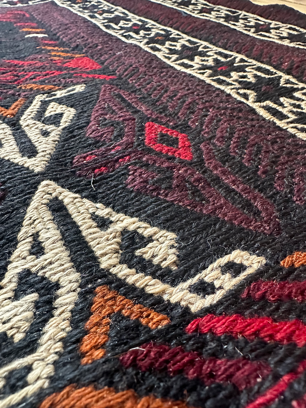 Thumbnail: Tribal Afghan Rug 205x124cm