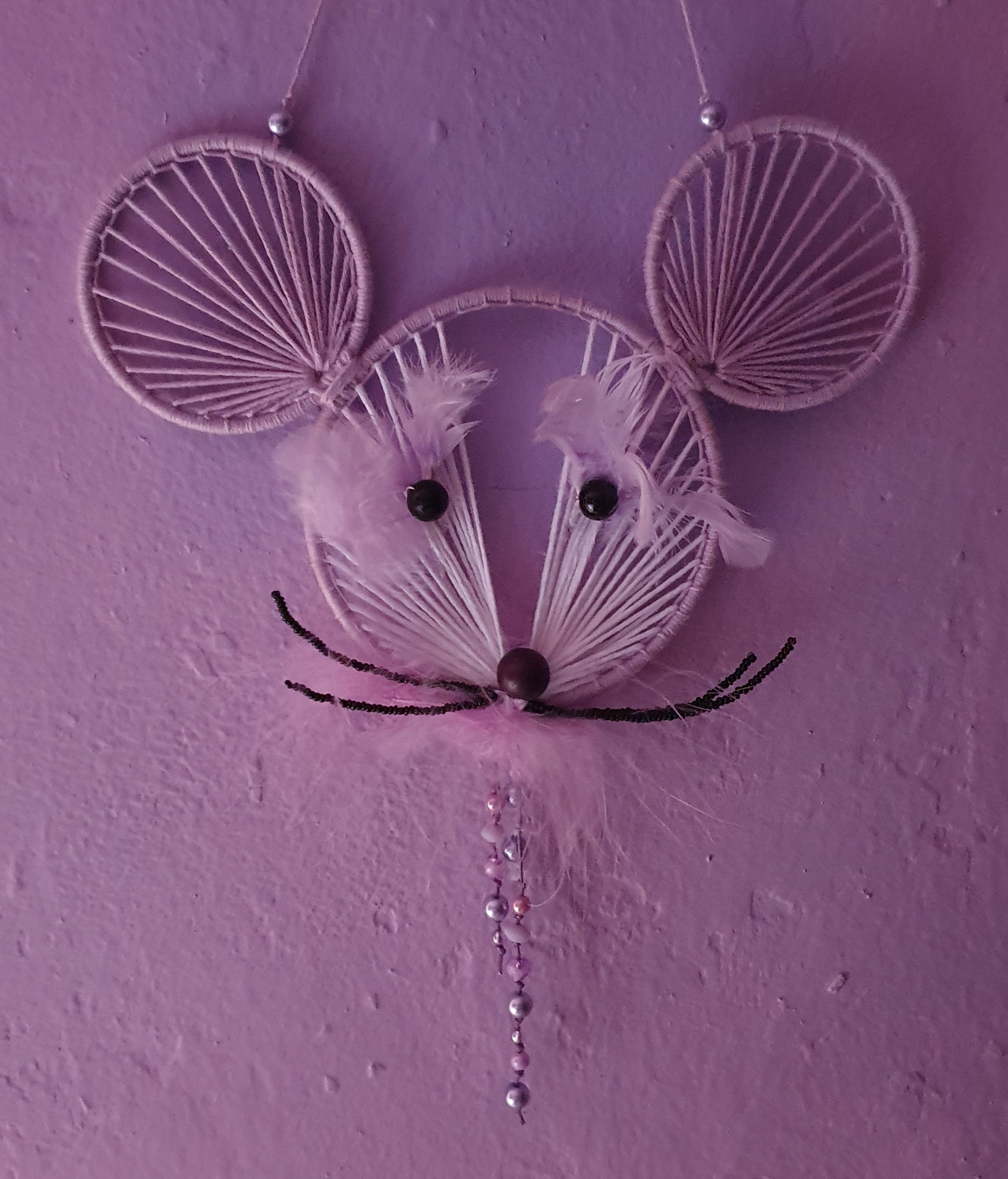 N° 62 Souris Minnie mauve