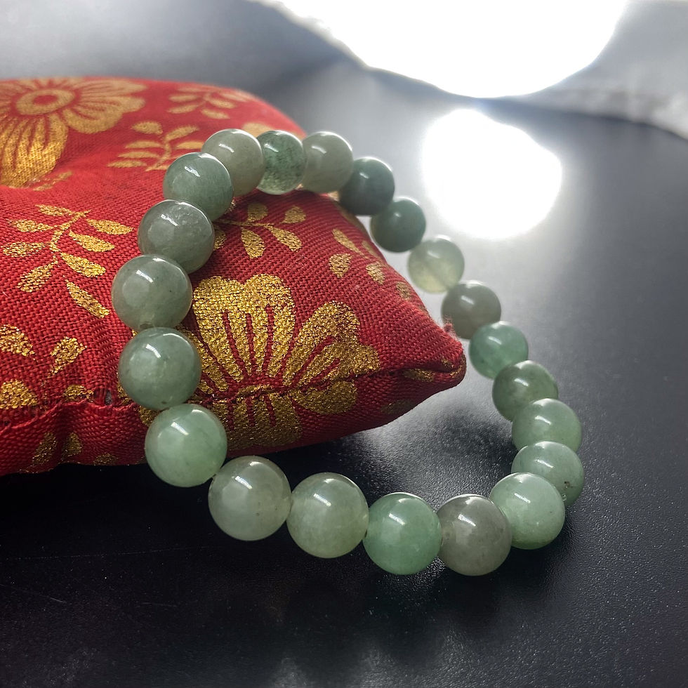 Thumbnail: Green Aventurine crystal bracelet for heart chakra healing, love, and manifestation energy